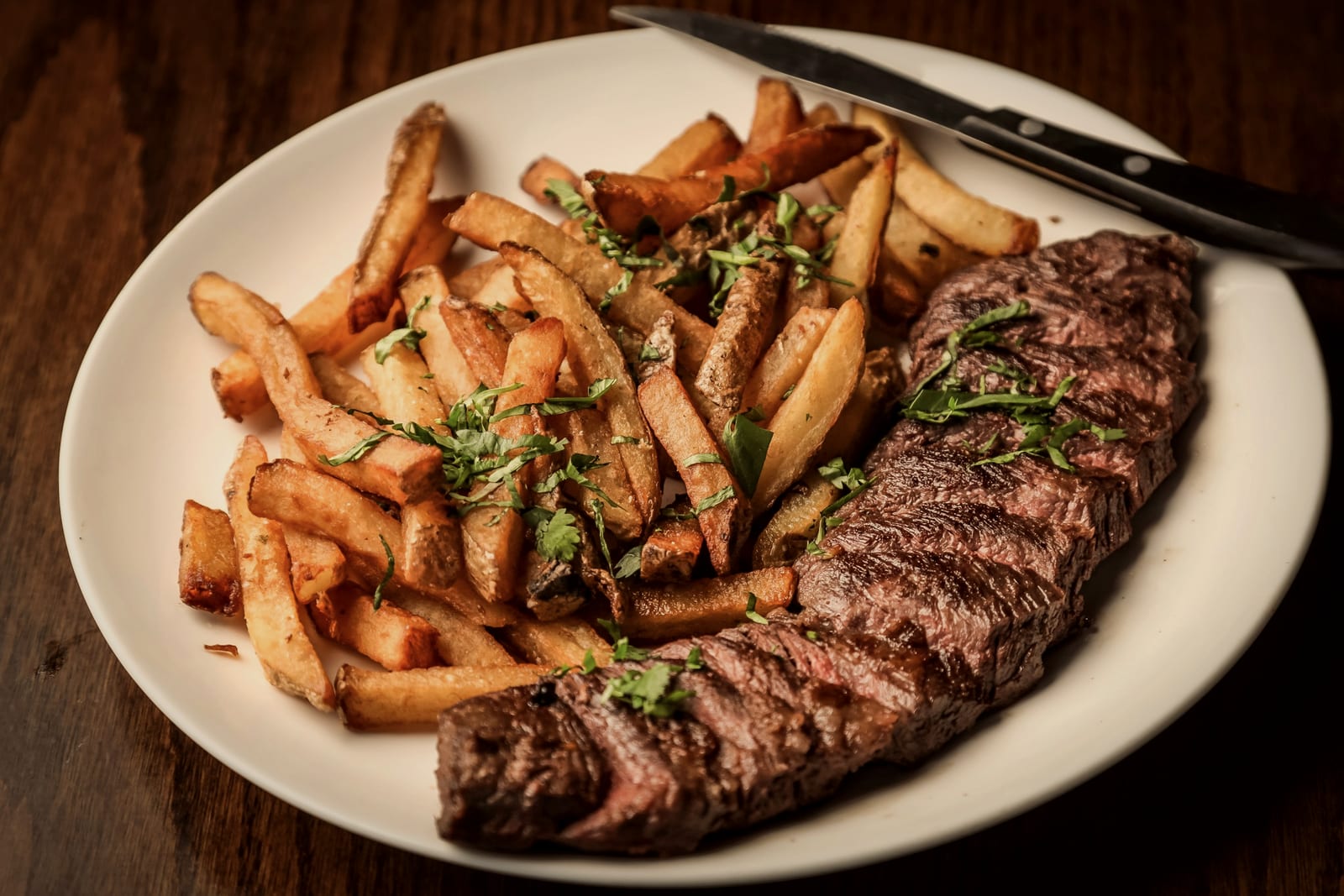 Steak au poivre
